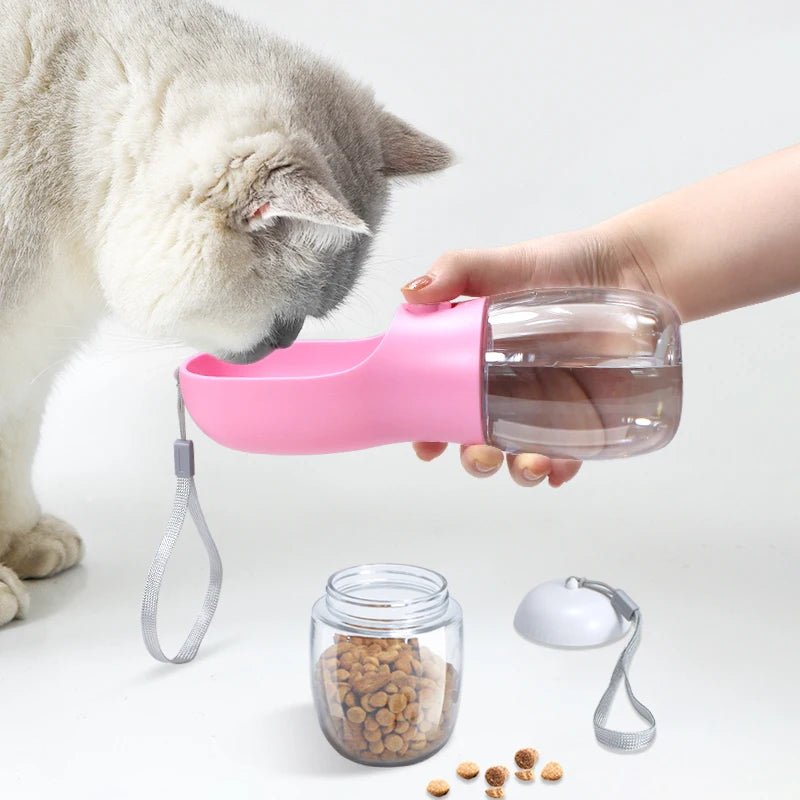 Bouteille d'eau 2 en 1 - GoBuvette™ - Chat-ons