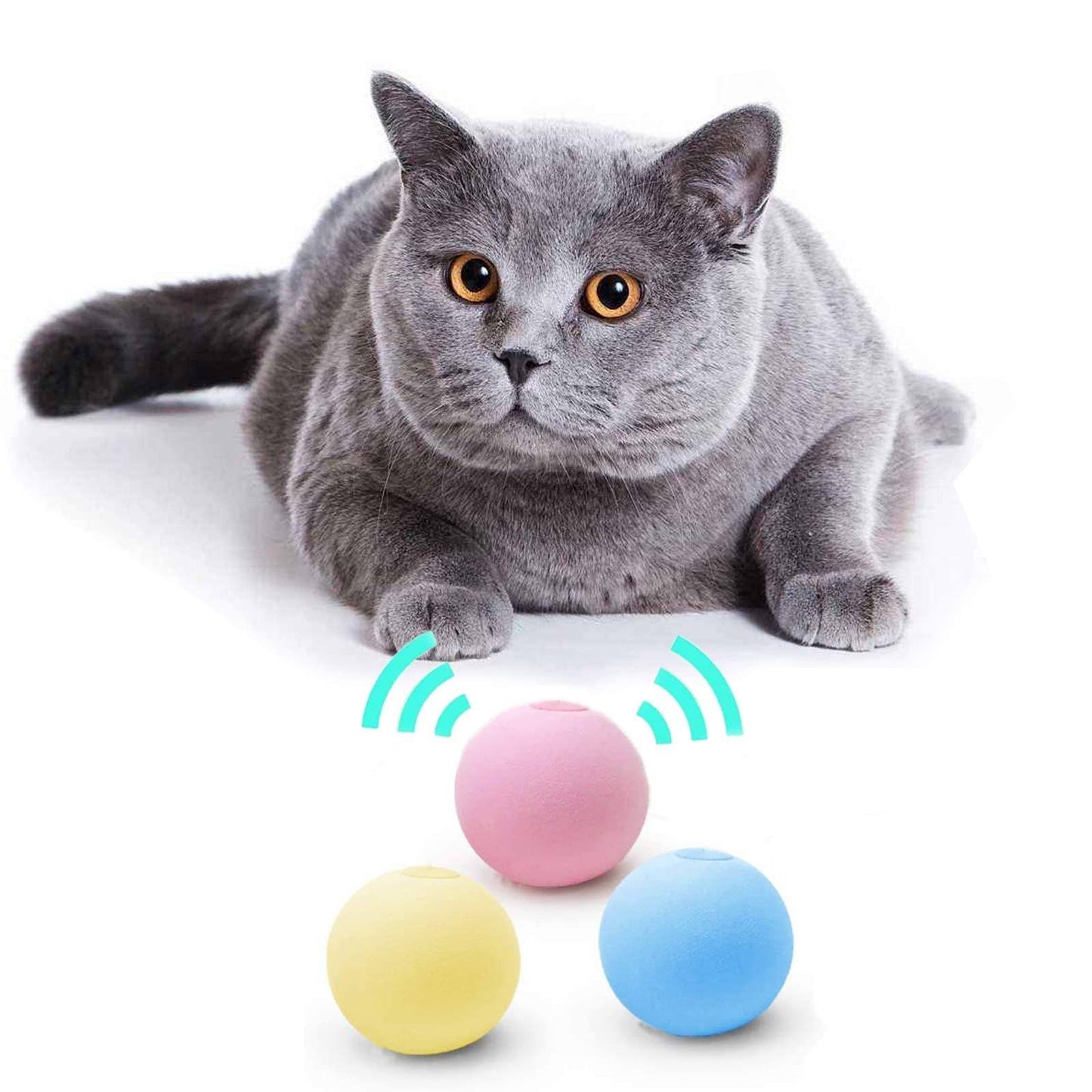 SmartBall™ - Balle intelligente d'apprentissage pour chat - Chat-ons